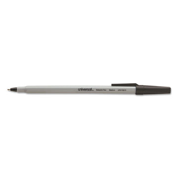 Universal™ Ballpoint Pen Value Pack, Stick, Medium 1 Mm, Black Ink, Gray Barrel, 60-pack freeshipping - TVN Wholesale